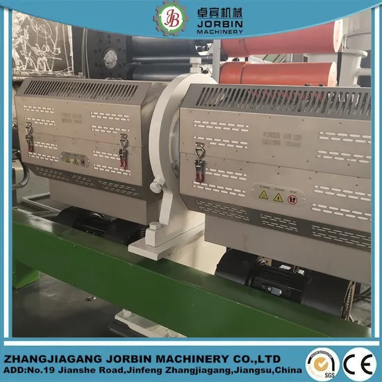 Three Stage PP PE Film Woven Bags Recycling Granulation Machine Extruder