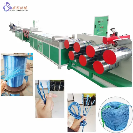 Plastic/Pet Strapping Rope Making Machinery From Recycled Pet Bottle Flakes