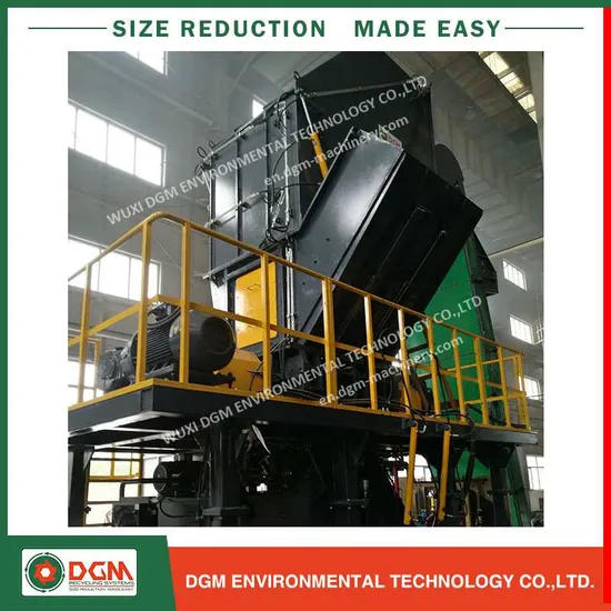 China Shredder Machine for Recycling Hazardous Waste with Weg Motor