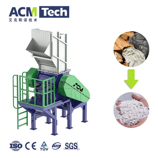 Waste PE EPS Foam Crushing Recycling Machine Waste Polystyrene Foam Sponge Lump Crusher Machine