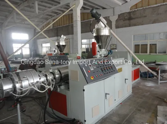 Easy Operation Plastic Extrusion Machine PVC Pipe Extrusion Production Line