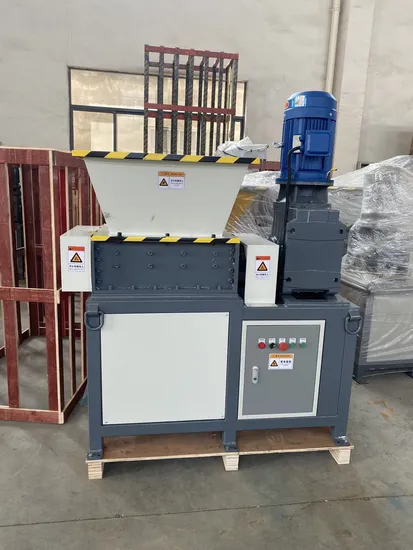 High Efficiency Wear Resistance Household Garbage Shredder Document Shredder Twin Shaft Shredder with Easy Operation