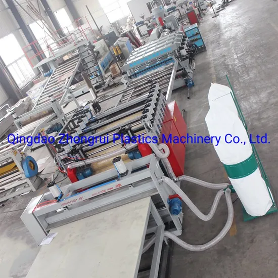 White PVC Free Foaming Board Production Line /PVC Hard Plastic Processing Equipment