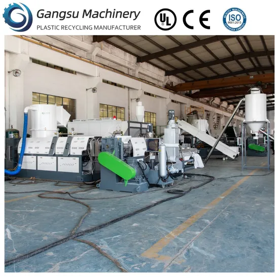 Energy Saving PE PP HDPE LDPE Film Woven Bag Squeezing Granulation Plastic Pelletizing Machine