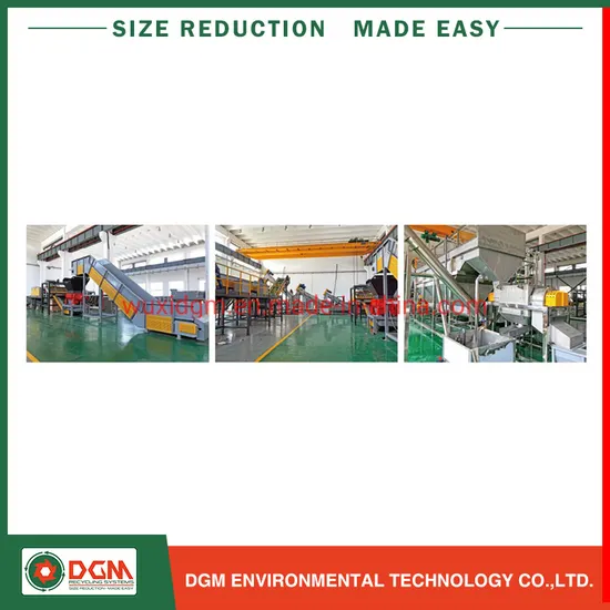 Competitive Price HDPE PP Plastic Film Jumbo Woven Bag Recycling Shredding Washing Line