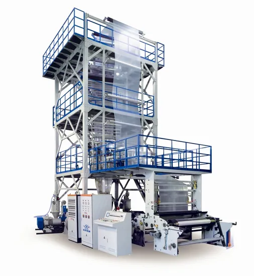 Economical and Fully Automatic Three Layers Co-Extrusion Biodegradable Polyethylene Agricultural Film Blowing Machine Made in China