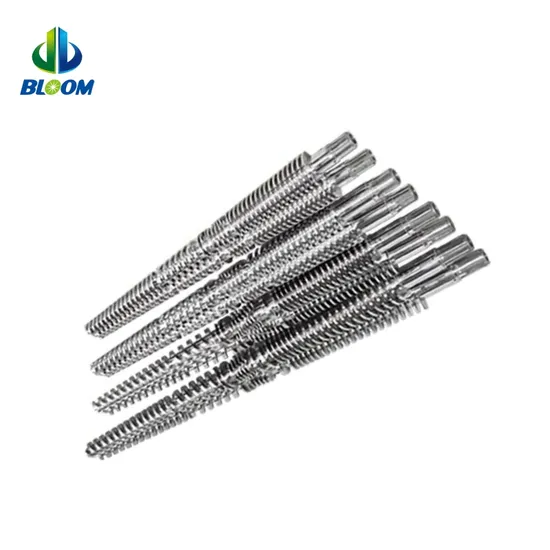 Plastic Extruder Parts Conical Screw and Barrl for Injection Machinie
