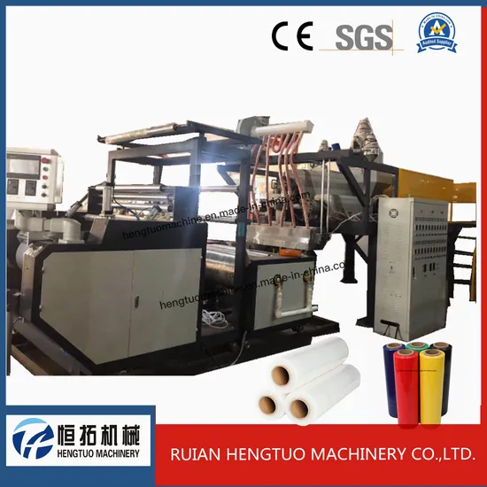 1000mm 3 Screw 3 Layer 5 Layer PE Plastic Extruder Stretch Wrap Pallet Film Extrusion Machine