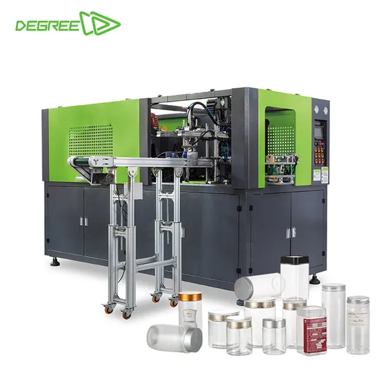 Wide Mouth 2 Cavity Plastic Pet Bottle Blow Molding Machine
