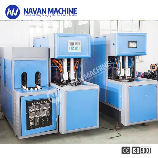 2 Cavities Semi Automatic Blowing Molding Machine for Water Plant