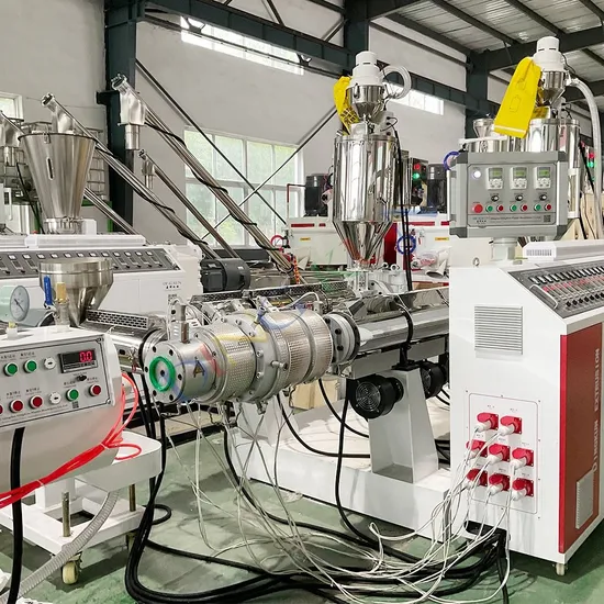Plastic PE HDPE LDPE Pipe Extrusion Production Machine 20-63mm