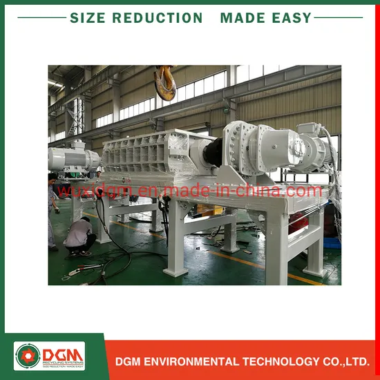 Dual Two Shaft Rubber Plastic Recycling Machine Electrical Appliances Shredder