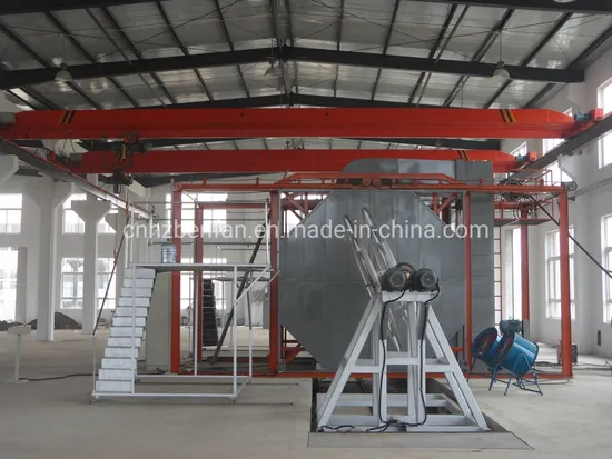 Customized 4m Rotomolding Rotational 2 Arms Rotating Machine