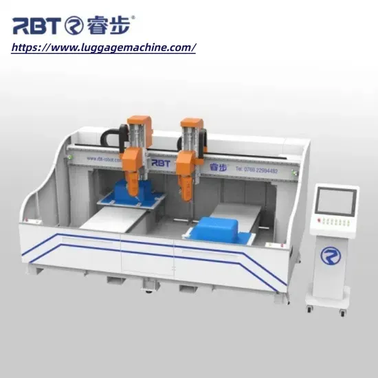 10 Axis CNC Cutting Machine for Special Fabric Plastic Luggage for Samsonite