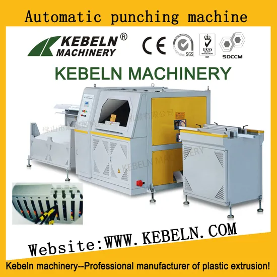 PVC Single and Double Cable Duct Automatic Punching Machine