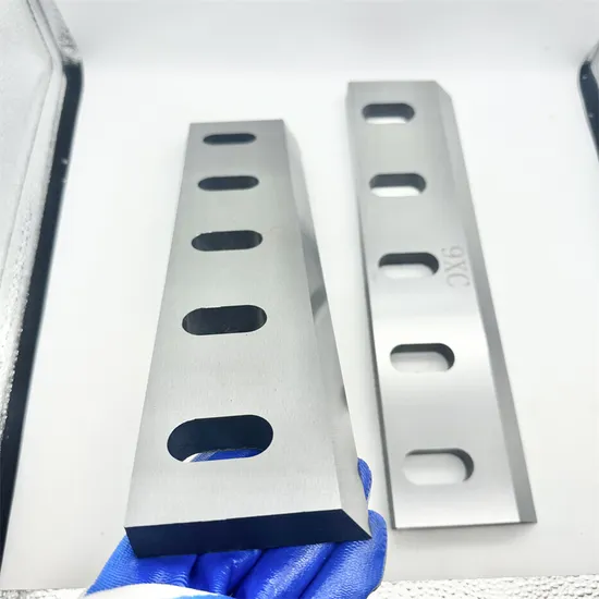 Customized Size Shredder Blade Single Shaft Plastic Crusher Blade on The Shredder Machine