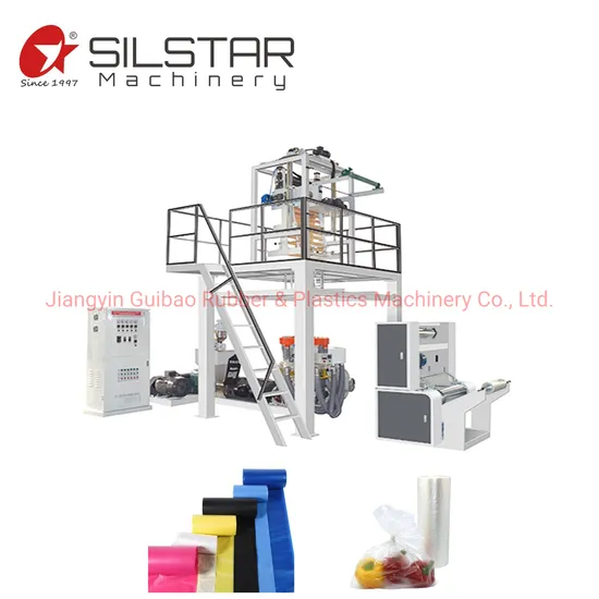 Plastic Film Extruder Plastic Film Blowing Machine for HDPE, LDPE, Biodegradable Film