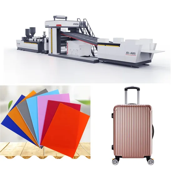 Fully Automatic PP Color Transparent Sheet Production Line Plastic Extrusion Machine