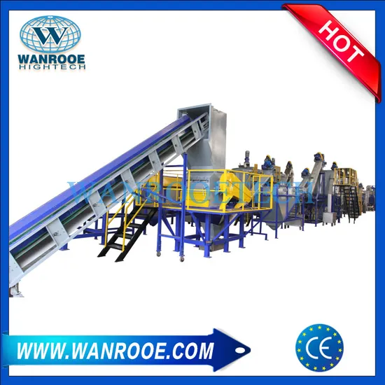 100-3000kg/H Pet Flake Plastic Bottle Recycling Washing Machine
