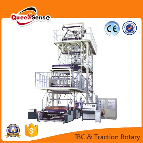 Three Layer Co-Extrusion Rotary Die Film Blowing Machine