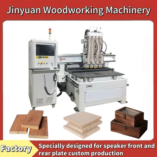 4-Process 4-Axis CNC Carving and Woodworking Milling Machine for Cabinet Production
