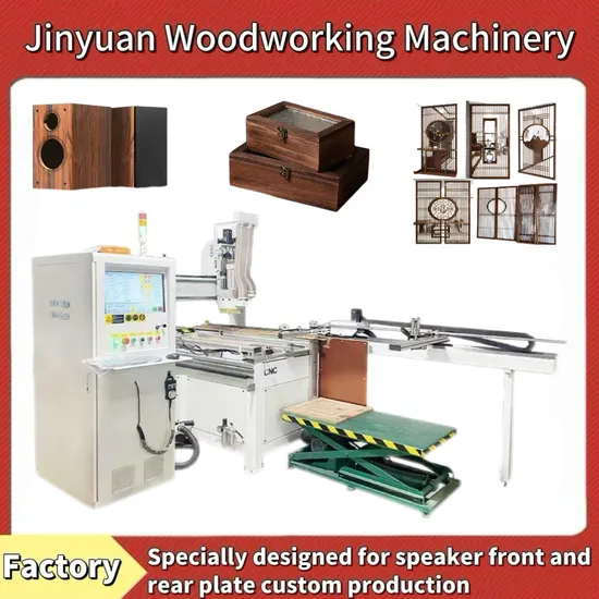 Furniture Wood MDF Cylinder Engraving Cutting CNC Machine Working Machinery