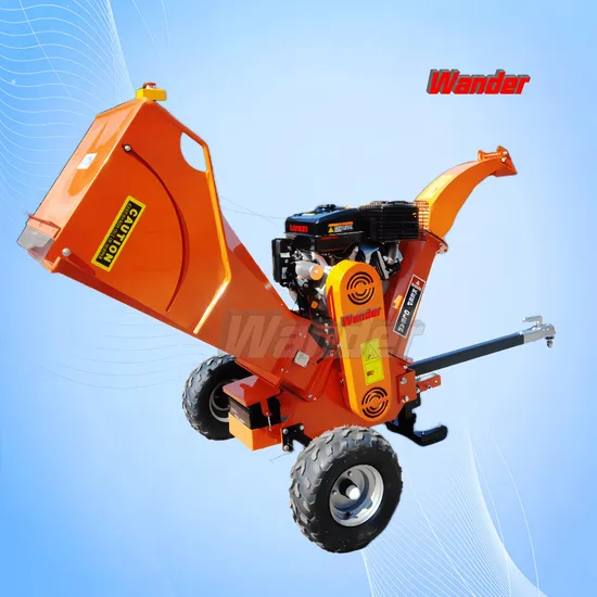 CE 5 Inch E-Start Rato 420cc 15HP Gasoline Engine Powered Drum Wood Chipper ATV-15e