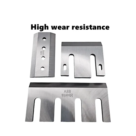 Drum Wood Chipper Blade Bamboo Wood Crusher Manganese Steel Alloy Blade Cleaning Machine Blade Shredder Blade