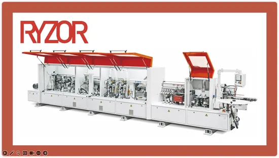 China Furniture Panel Processing Machinery Manufacturer / Ryzor Edge Banding Machine / Branded Edgebander Supplier