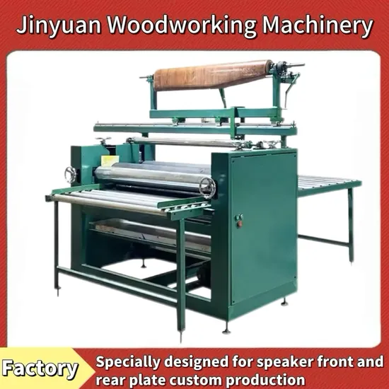 Woodworking Machinery Speaker Solid Wood Furniture Wooden Box Single Roller Glue Machine
