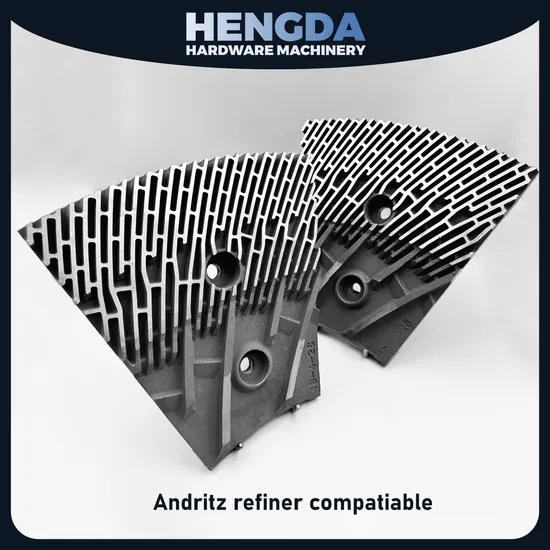 48 Inch Refiner Segments Through Hole Refiner Spare Parts for Defibrator