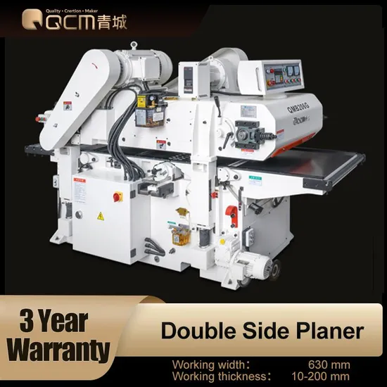 QCM QMB206G Wood Double Side Planer Woodworking Machinery 2 Sided Moulder