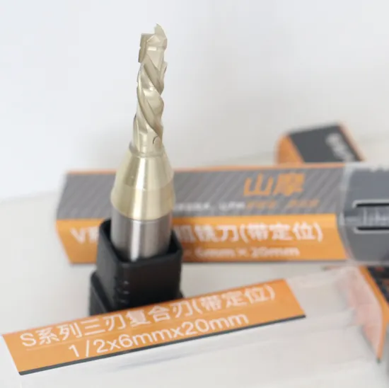 Wholesale Price 1/2*6*20mm Three Flutes Woodworkingtungsten Carbide Spiral Blades End Milling Cutters