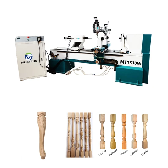 Mt1530W Multifunctional CNC Wood Turning Lathe Machine for Furniture Legs