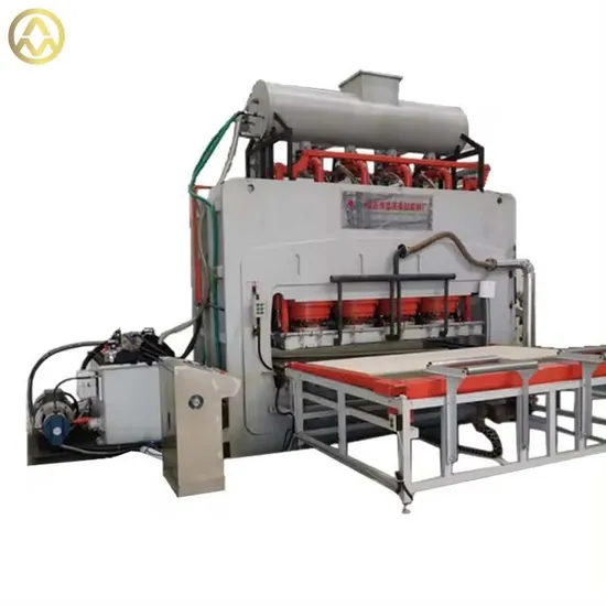 Short Cycle Melamine Laminating Hot Press Machine for MDF Board