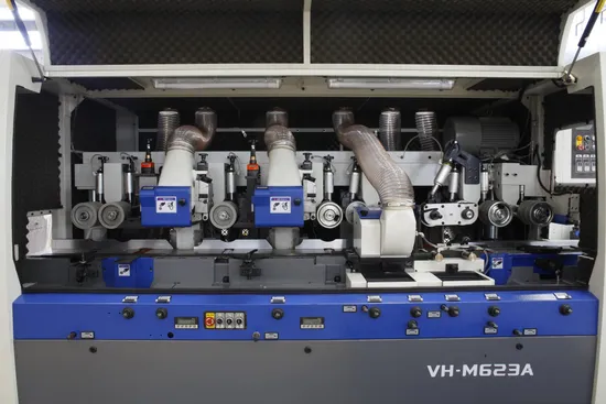 Four Side Moulder Wood Working Machinery Six Heads Moulder