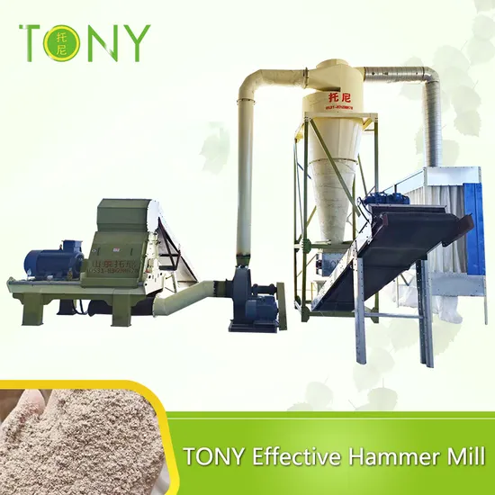 High Efficiency Wood Chips Hammer Mill Biomass Sawdust Hammer Mill