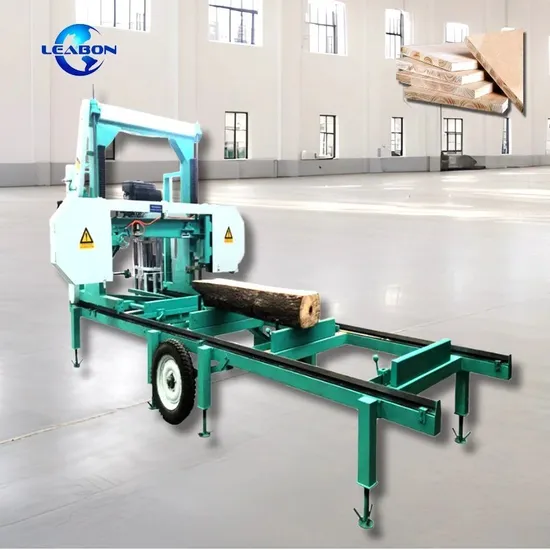 Mobile Portable Horizontal Band Sawmill Timber Cutting Machine Diesel Electric Wood Sawmill Wood Band Saw Machine Wood Sawmill Machinery