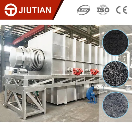 Continuous Wood Sugarcane Bagasse Biomass Charcoal Making Machine Biochar Furnace