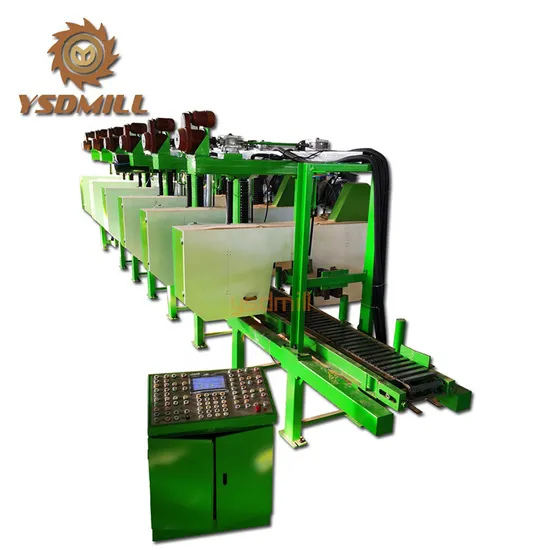Woodworking Machinery Portable Sawmill Multiple Heads Horizontal Resaw Band Sawmill