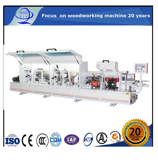 up and Down Slotting Xinlihui Brand Full Automatic Edge Banding Machine/ Wooden Furniture Making Machine Factory Low Price Cheap Price