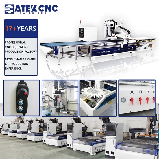 Multi-Function Panel Furniture Wood Doors Kitchen Cutting Carving 9kw Spindle C-1325 Atc CNC Router