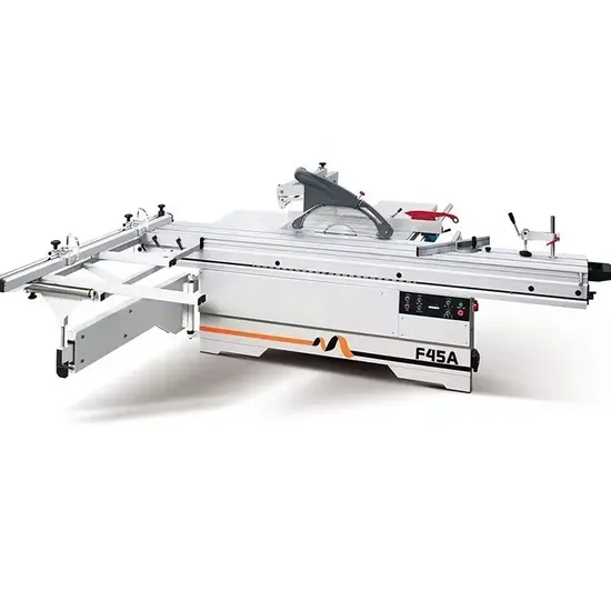 Woodworking 45 90 Degrees Double Saw Blade Melamine MDF Plywood Wood Cutting Machine Precision Sliding Table Panel Saw Machine