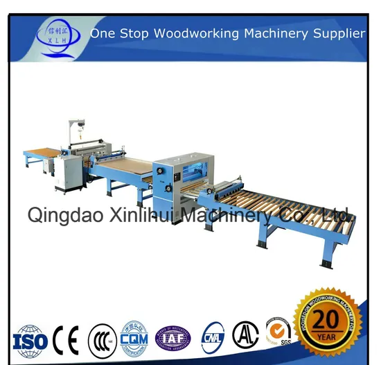 Automatic Paper/ PVC/ PUR /Film/ Foil Laminating Machine Sticking Machine Woodworking Machine with Auto Cutter/ Feeding and Loading/ Auto Turnover Device
