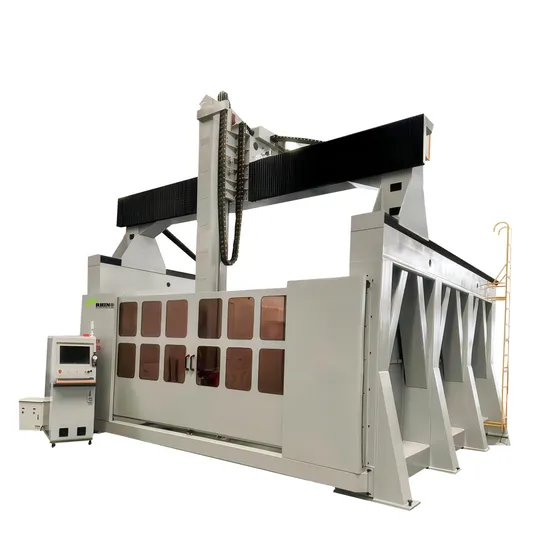 Rhino 2030 2040 3040 Horizontal 3 Axis 4 Axis 5 Axis Foam Sculpting Polyurethane Atc CNC Milling Machine Engraving Cutting for Composites with Z Axis 2000mm