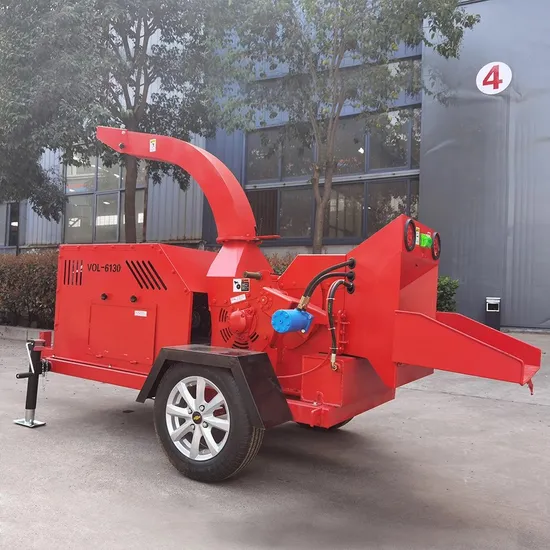 Large Diesel Wood Chipper Shredder Core Motor Component Wood Crusher Machine for Chipping and Firewood Processing