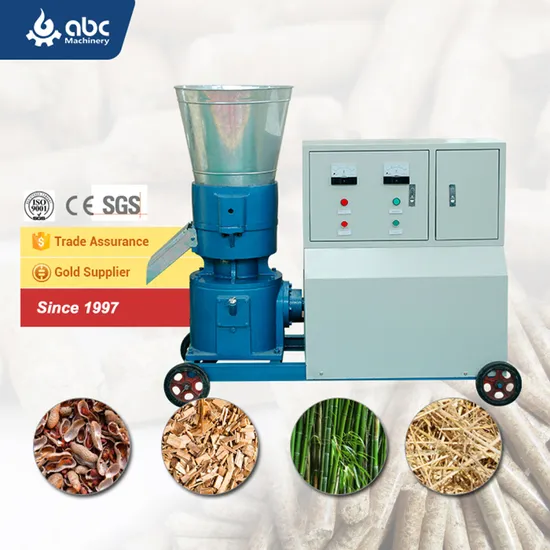 Durable Low Price Electric Diesel Pto Small Flat Die Mini Sawdust Pellet Mill for Making Wood, Biomass, Straw Homemade Pellets Beja