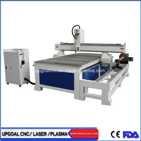 Wood CNC Engraving Rotary Machine with 4 Axis Controller
