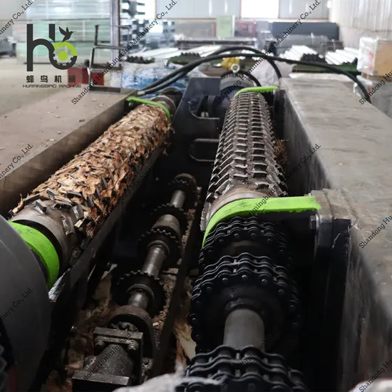 4FT Rotary Wood Log Debarker Machine for Tree Bark Peeling