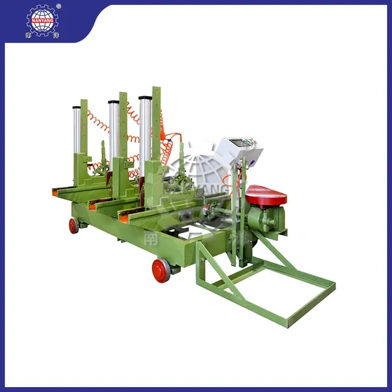 Nanyang Mj329/2SD-Q Wood Cutting Band Sawmill Log Carriage China Factory 1200mm Max Sawing Diameter Vertical Wood Band Saw Machine Automatic Carriage